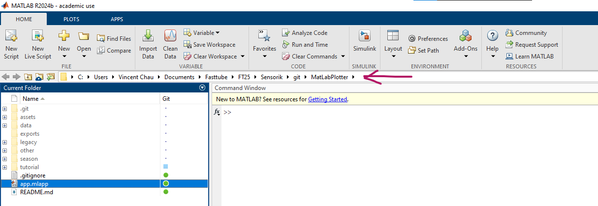 double click app.mlapp in this folder! make sure 